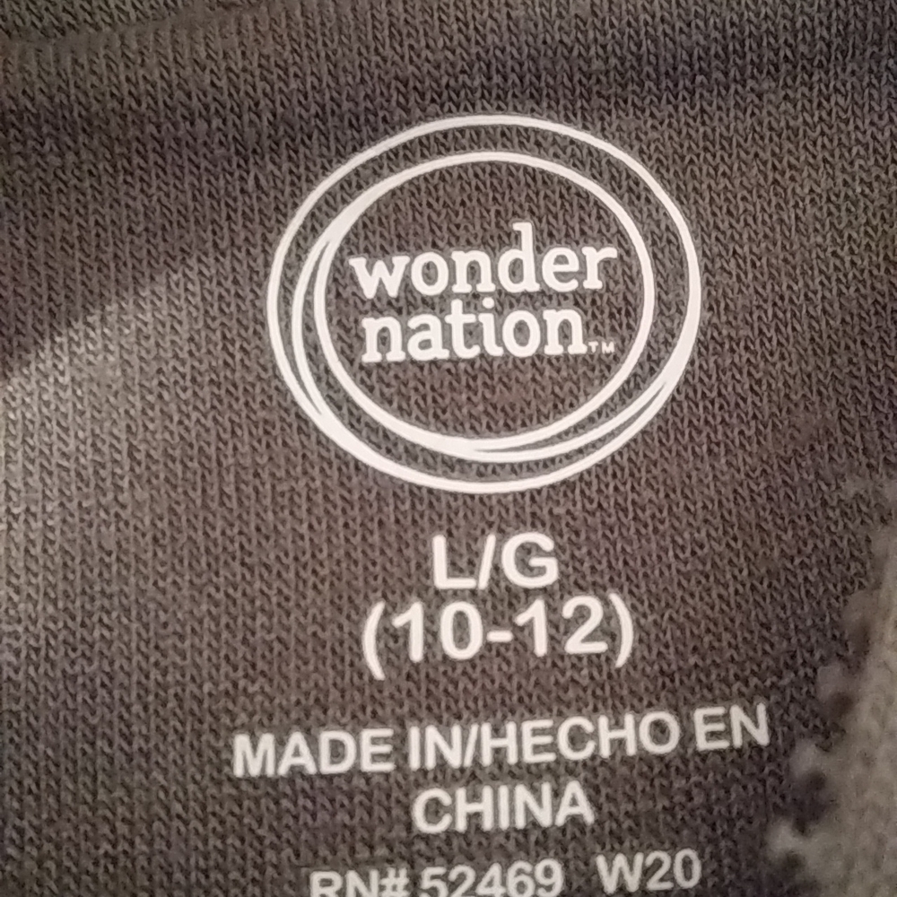 Wondernation 3 piece Hoodie with Masks, Youth Large (10-12) - Picture 4 of 4
